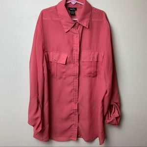 Rue 21 Light Weight Button Down Shirt